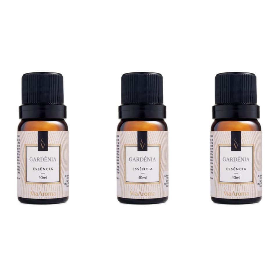 3 un Essências Gardênia - 10Ml Via Aroma