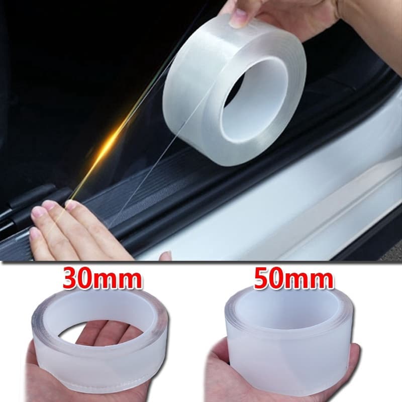 3 M Película De Proteção Do Carro Porta Soleira Da Tronco Adesivo Fita Adesiva Transparente Adesivos De Vinil E Decalques