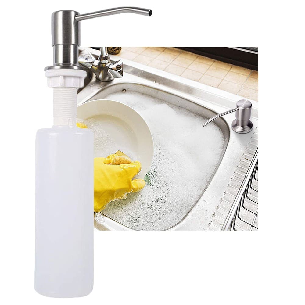 Dispenser Dosador Embutir sabao DetergenteSabonete Liquido escovado cozinha banheiro