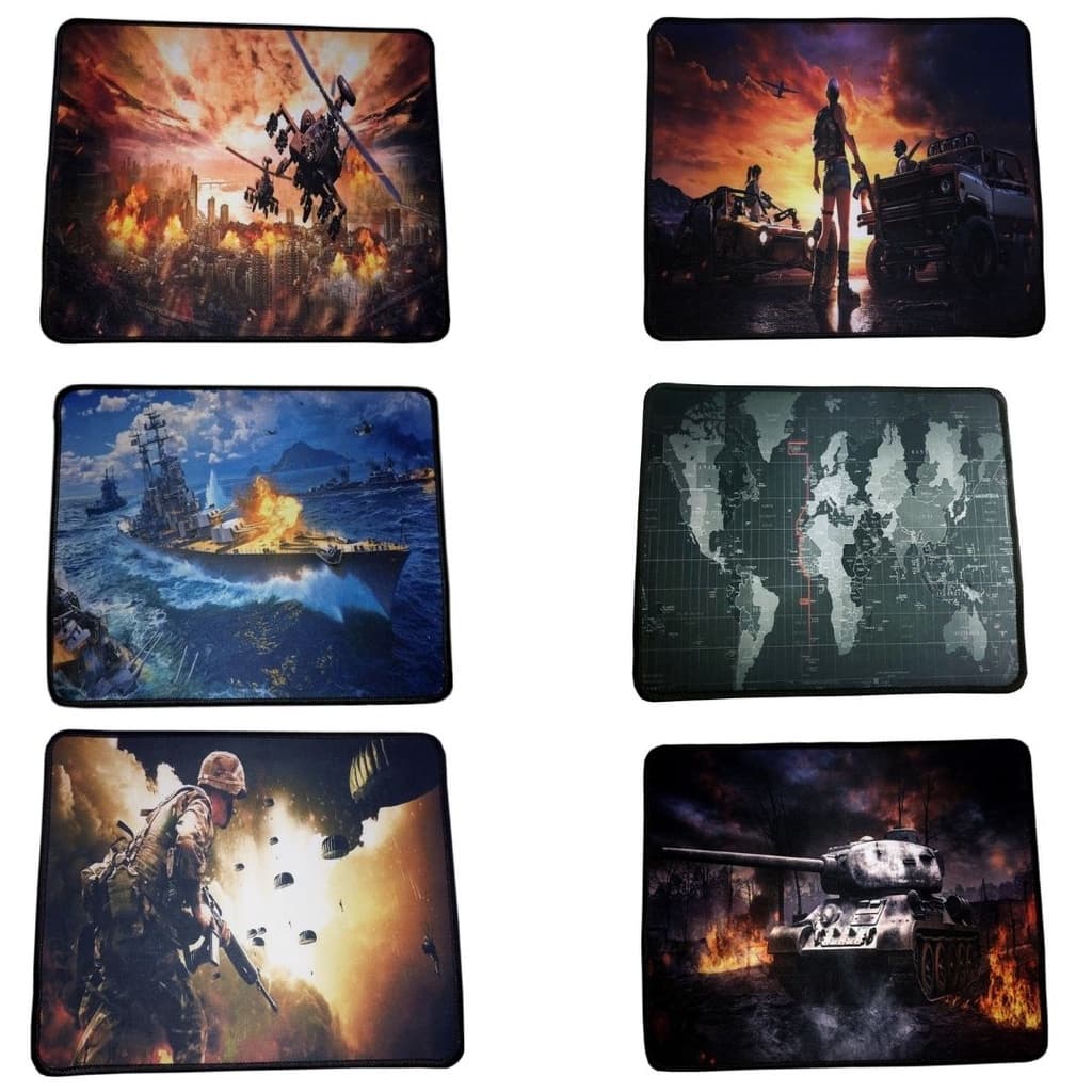 Mouse Pad Pequeno P/ Escritório Jogo Gamer Personalizado Estampado 30x25 Mousepad Emborrachado