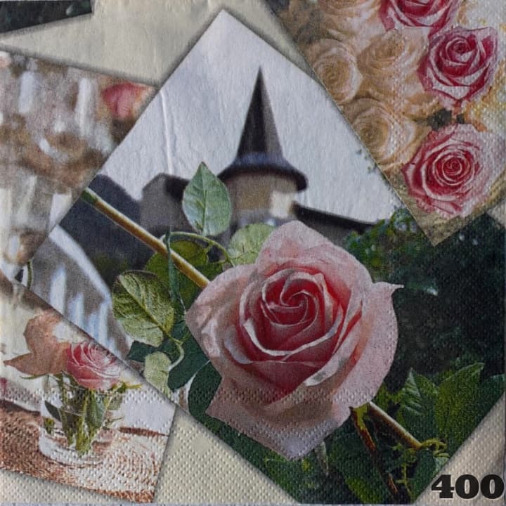 Guardanapo de Papel Para Decoupage Tema Flores - 400, 404, 413, 434, 439, 455, 468, 472, 499, 510