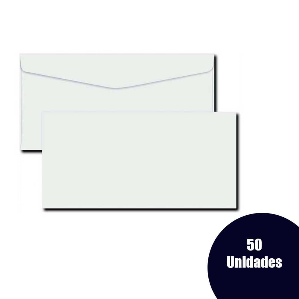 Envelope Carta Oficio 11x22cm para Correio Sedex PAC  Branco 50 Unidades