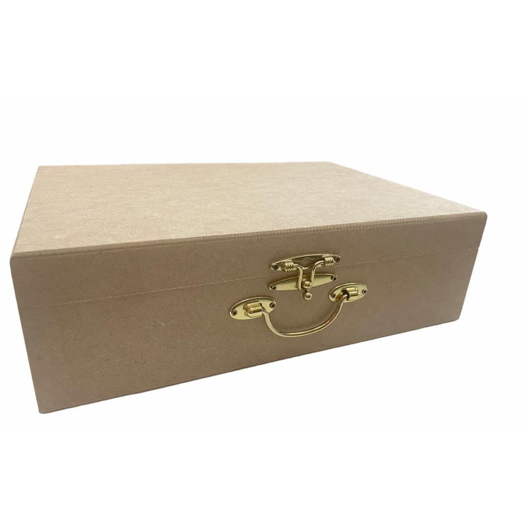 Caixa Maleta G 34X25X10 Alças casamento convite batizado box papelaria, presente vinho, espumante