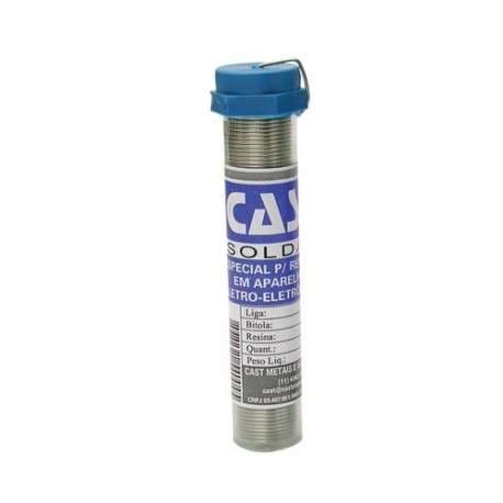 Solda Estanho Cast Snpb 63x37 1mm Tubinho 22g