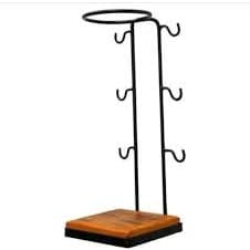 Suporte Coador De Café Ferro E Madeira Cozinha Gourmet