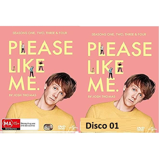 Dvd Please Like Me -as 4 Temporadas Completa - Legendado ou Dublado - 04 Discos