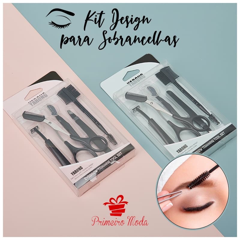 Kit Design para Sobrancelhas 5 Peças