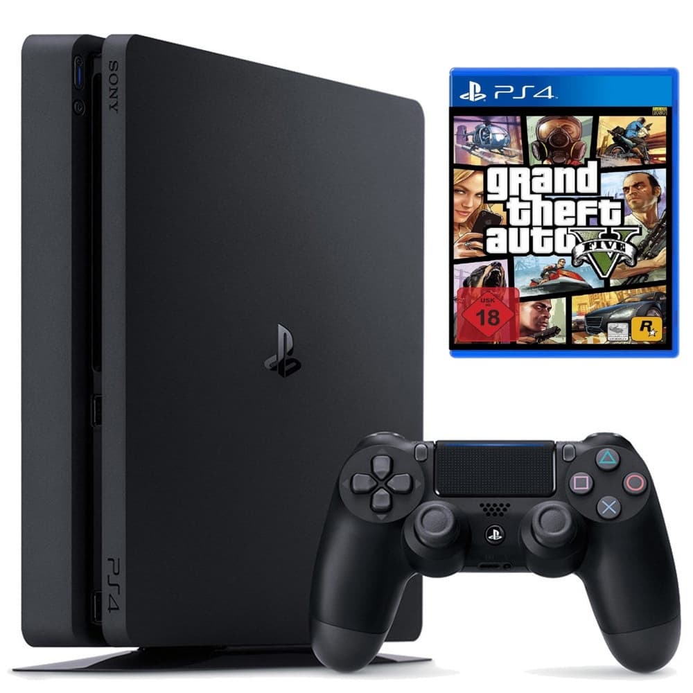 Playstation 4 Ps4 Semi Novo 1TB + 1 Controle Original +  GTA V