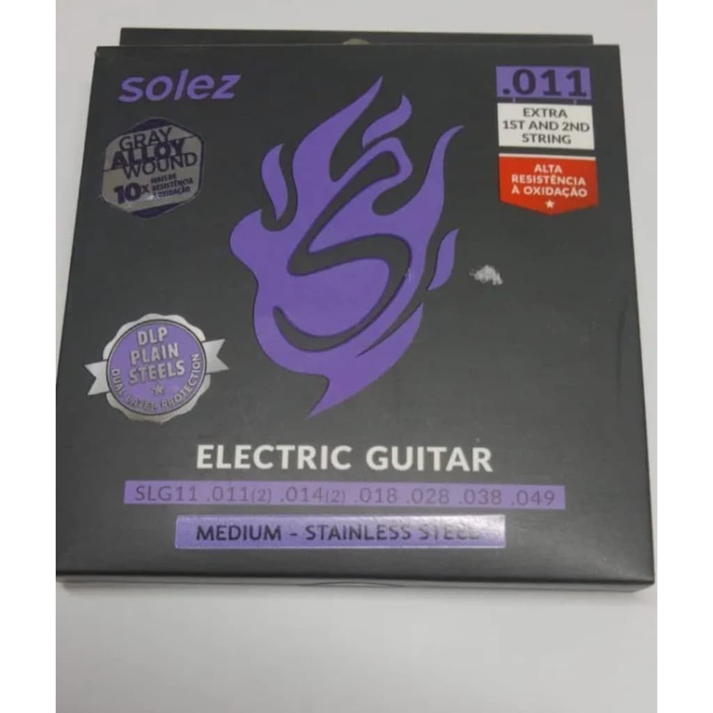 Encordoamento Para Guitarra Solez 011