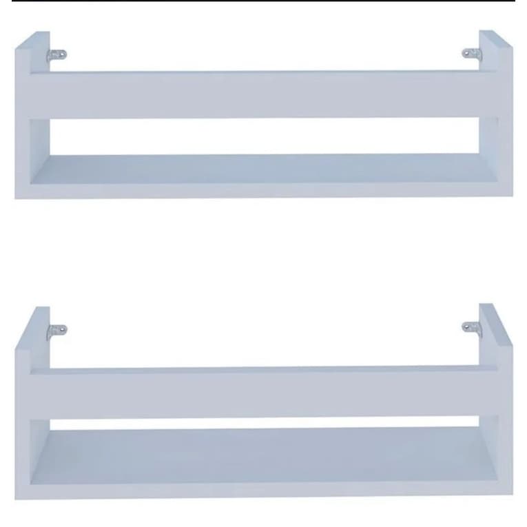 Prateleira decoração Nicho Livros Infantil MDF Branco