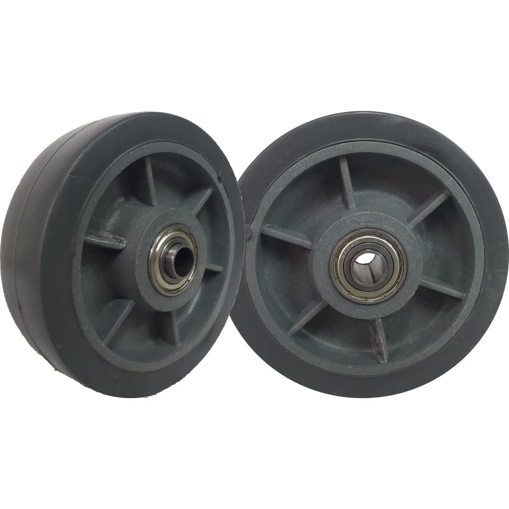 Conjunto Roda Termoplastica 514 Rolamentada Bucha 1/2" - T514R12