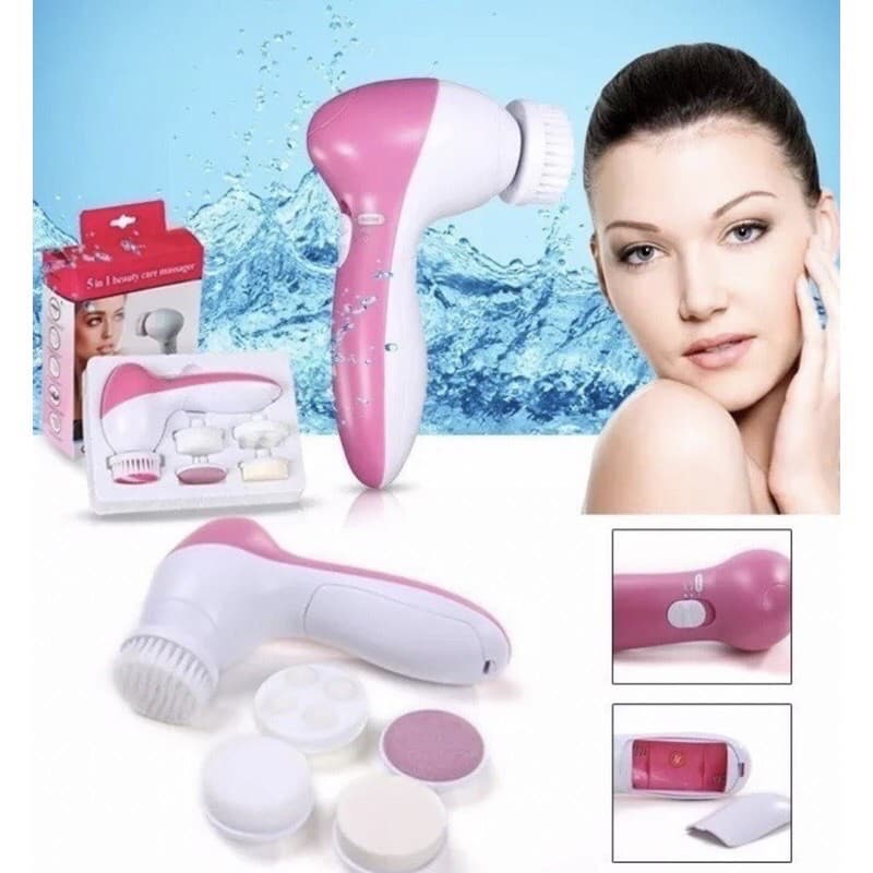 Escova Elétrica Limpeza Facial Massageadora Esfoliação Derma