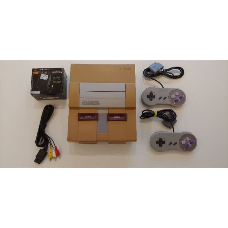 SUPER NES CONSOLE SUPER NINTENDO CONSOLE ANOS 90 SNES CONSOLE ORIGINAL