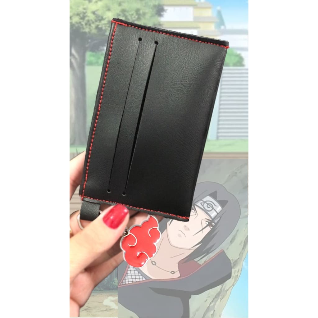 Carteira Porta Cartao Akatsuki Naruto