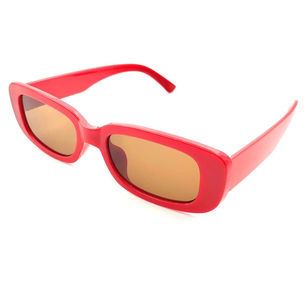 Óculos Escuro Retro Vintage Hype Vermelho Polarizado