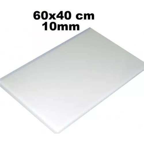 Tábua Placa De Polietileno Carnes 60x40 Espessura 10mm