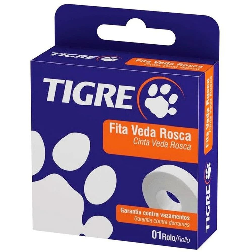 Fita Veda Rosca 18mm X 10 Metros Tigre