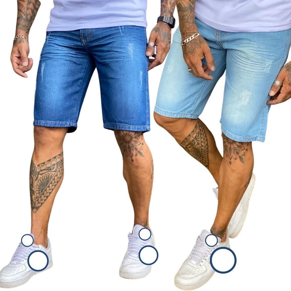 Bermuda Jeans Masculina Lycra Direta da Fabrica Mega Oferta com lycra
