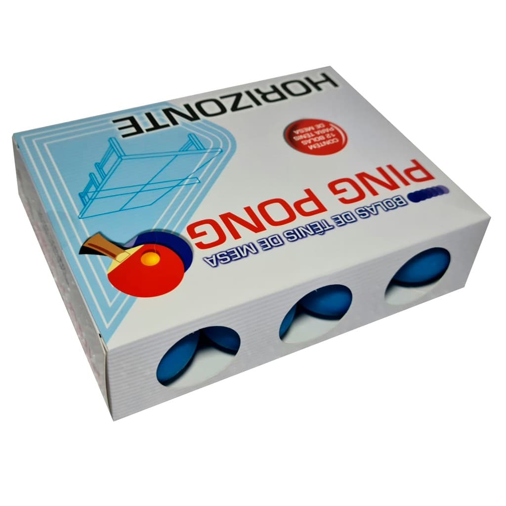Caixa Com 12 Unidades Bolas / Bolinhas De Ping Pong - 38mm - Tênis de Mesa