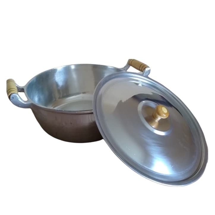 Panela de Alumínio Batido Fundido Grosso 6L Caçarola 28