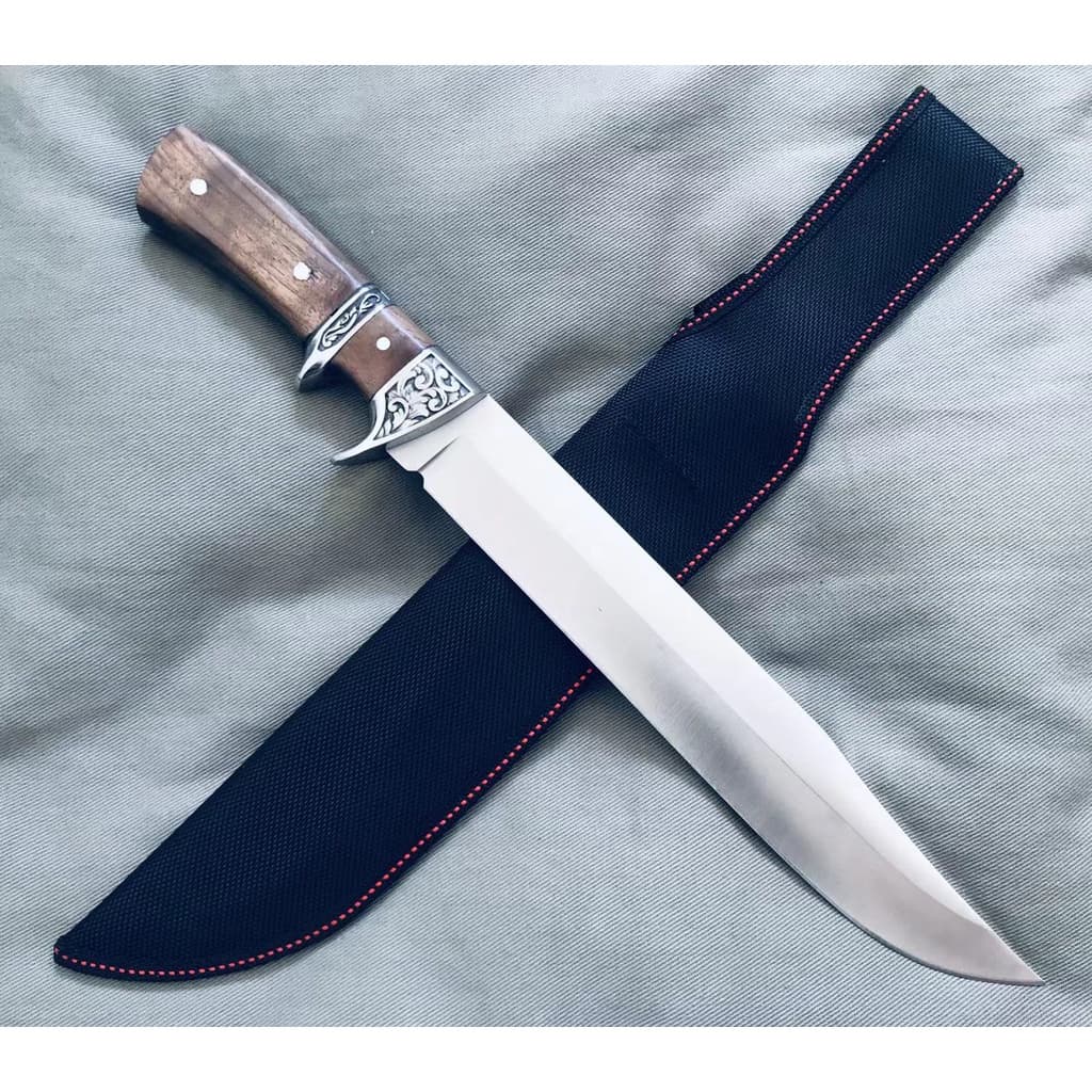 Faca De Pesca 39cm Churrasco Luxo Fulltang Inox Dd3