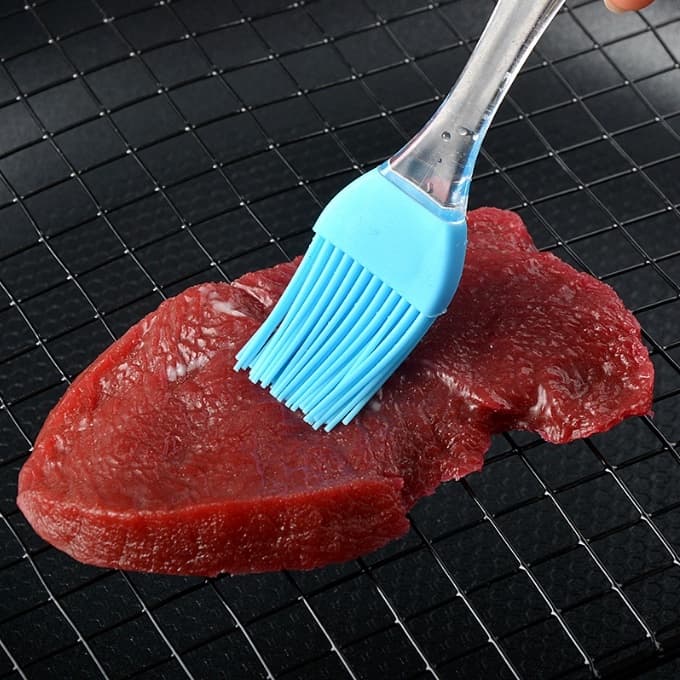 Pincel De Cozinha Culinário De Silicone Cabo De Acrílico 16CM Utensílios de Cozinha