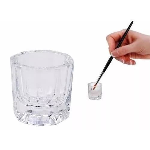 Dappen De Vidro Transparente PAra Design de Sobrancelha Envio Rápido