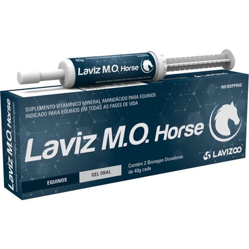 Laviz Mo Horse Lavizoo 2x40g Suplemento De Vitaminas Cavalo