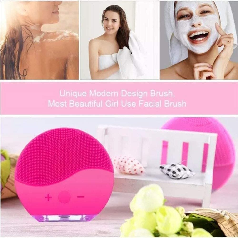 Esponja Massageadora Para Limpeza Eletrica E Massageador Aparelho Escova De Limpeza Facial