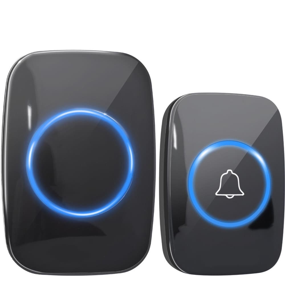 ROVF Campainha De Porta De Casa À Prova D'água Sem Fio Cacazi HYA10