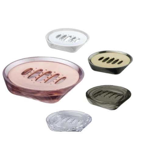 Saboneteira Porta Sabonete em Barra Acrílico Premium Resistente Luxo Cores Diversas Saboneteira Luxo Porta Sabonete Slim - UZ