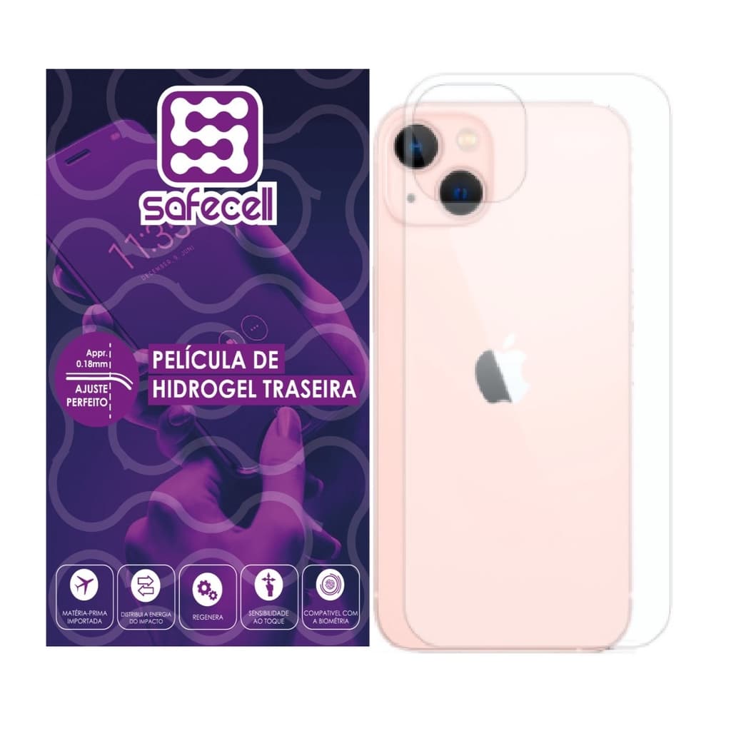 Película Traseira Hydrogel Hd iPhone 13