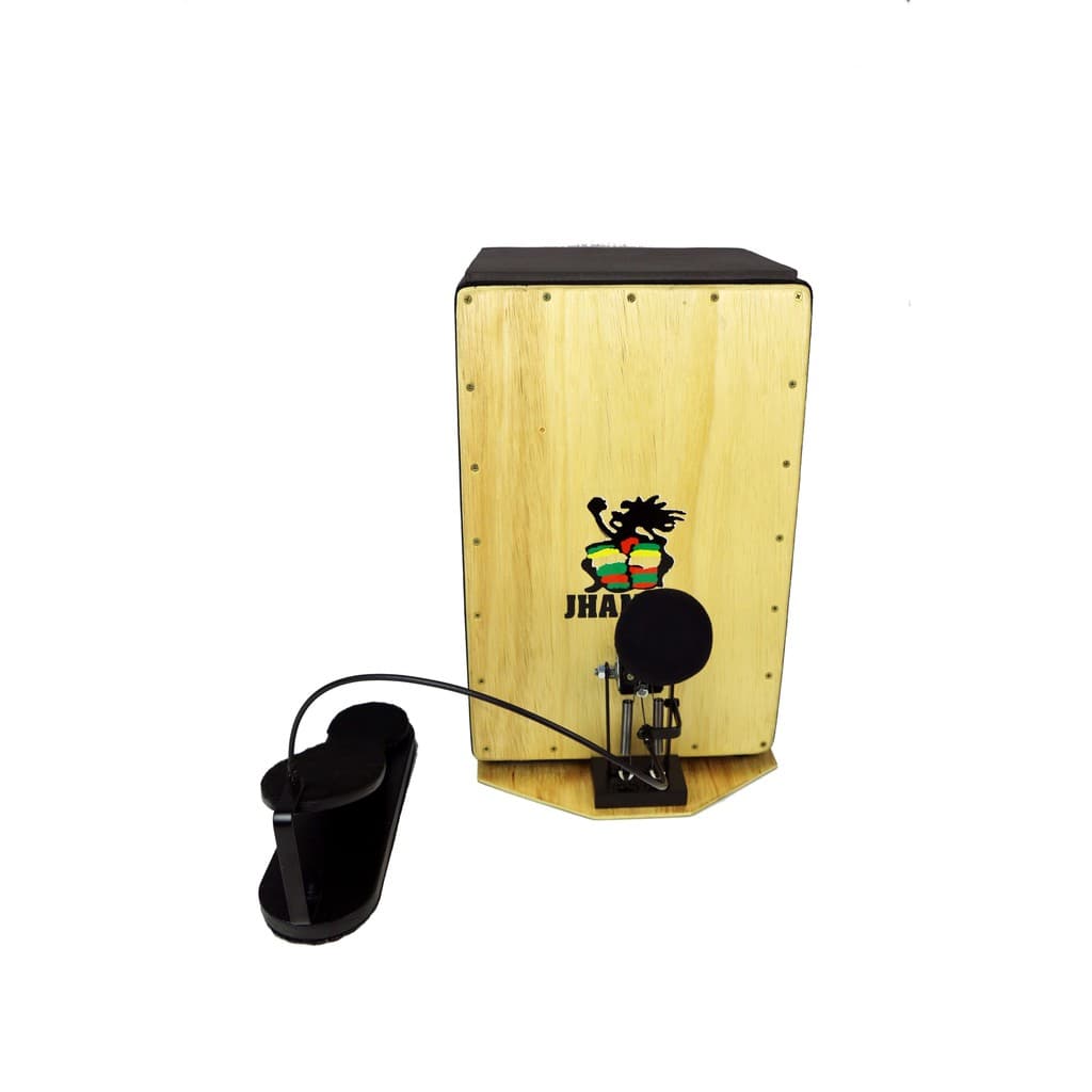 Pedal Para Cajón + Cajón Reto Jhamma Percussões