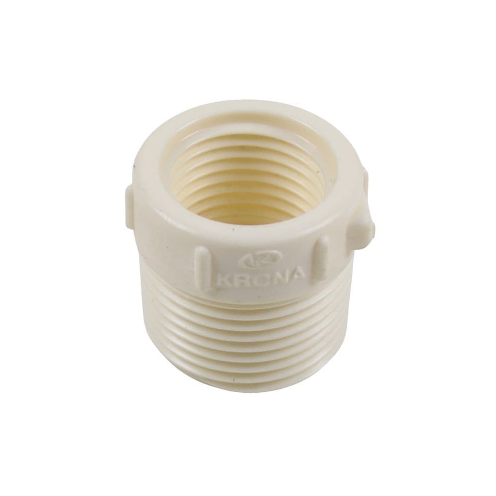 Bucha de Redução 3/4" x 1/2" Roscável em PVC Krona