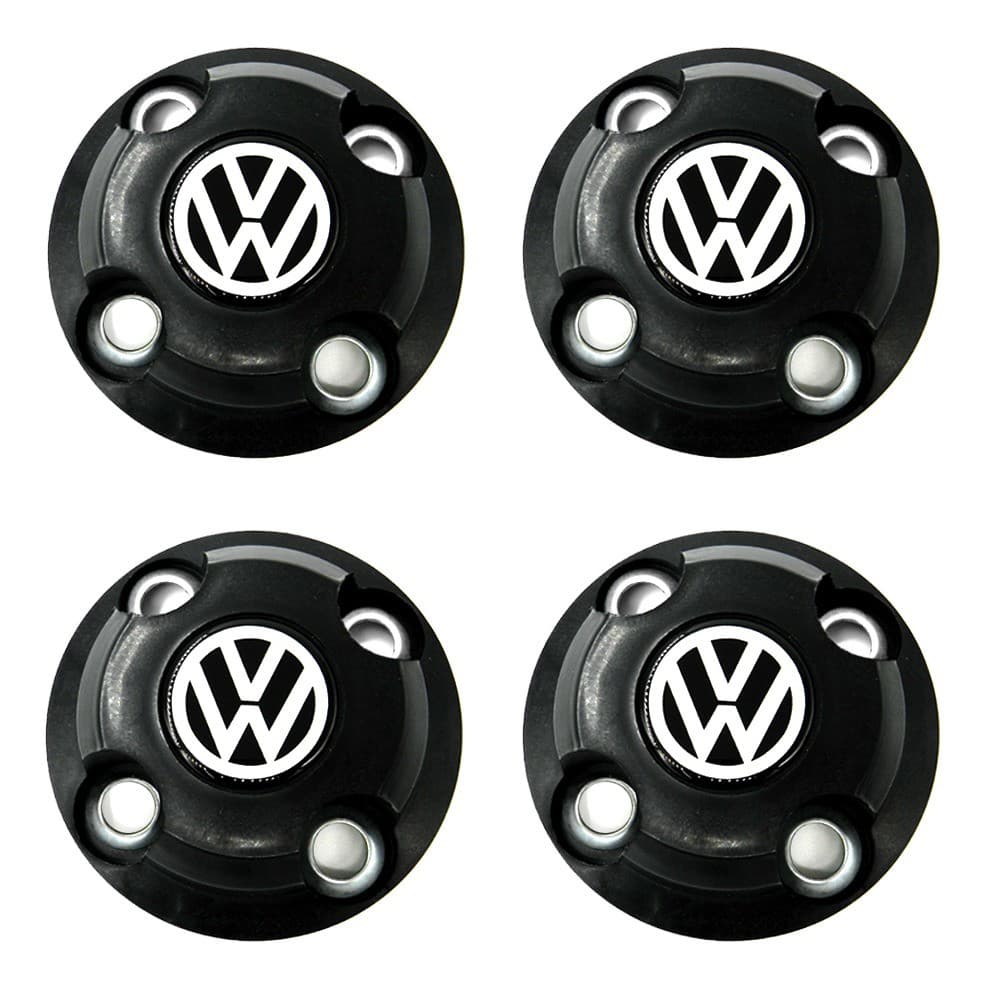 Jogo Calotinhas Centrais Volks GOL QUADRADO-GOL BOLA- GOL G3- GOL G4- GOL G5- SAVEIRO- PARATI -SANTANA- VOYAGE-POLO (4 FUROS) ACOMPANHA OITO ARRUELAS