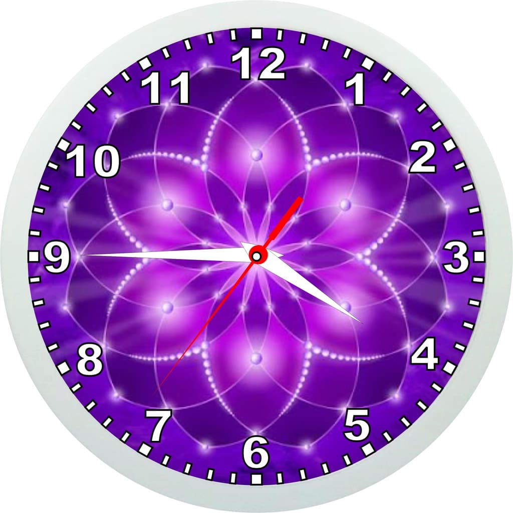 Relógios De Parede Personalizados Modelos Mandalas - 24cm