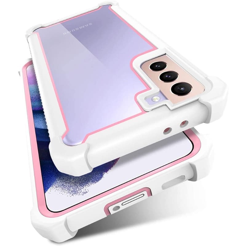 Capa À Prova De Choque Traseira Rígida De Acrílico Transparente Para Galaxy S26 Ultra/S25 FE/S24 S23 S22 S21 S20/Nota 20