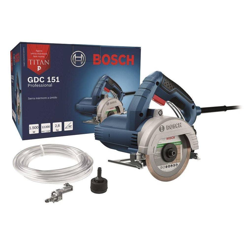 Serra Mármore 5" 1500W GDC 151 Titan com Kit Refrigeração - Bosch