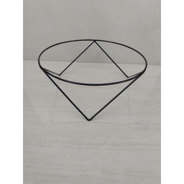 Suporte tripé de ferro G/para vaso bacia 30cm