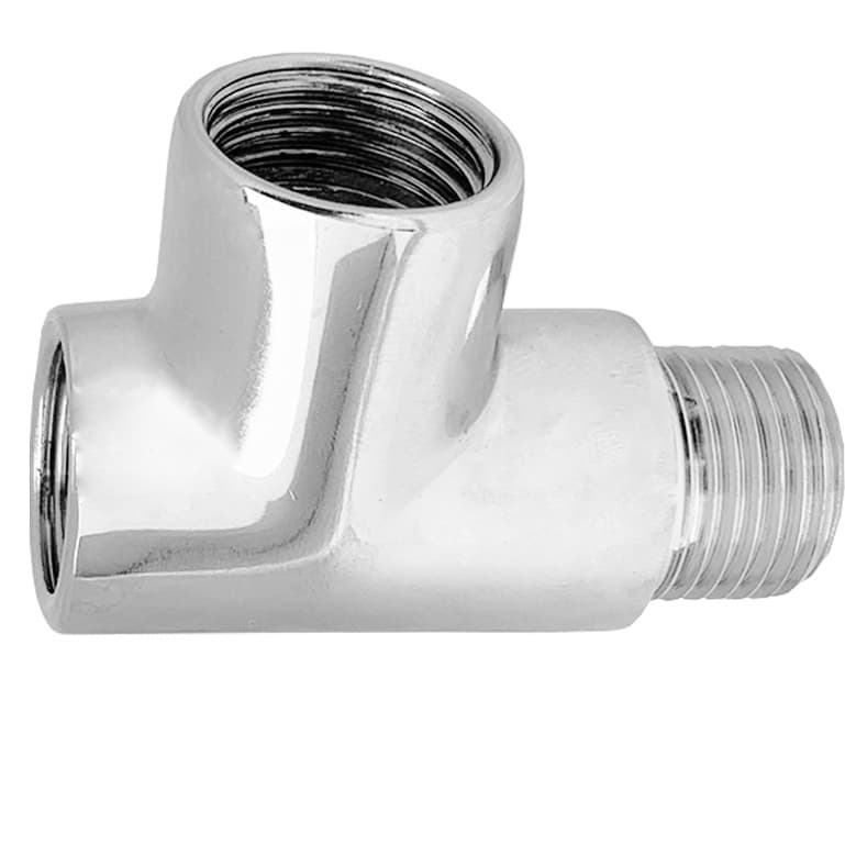 Conexão Adaptador Junção União T Metal Cromado Rosca 1/2