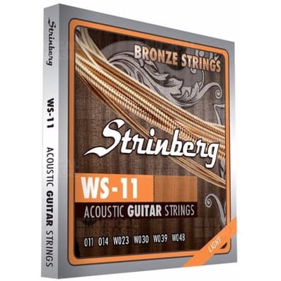 Encordoamento  0.11 Strinberg Ws-11 Cordas Violão Aço Bronze