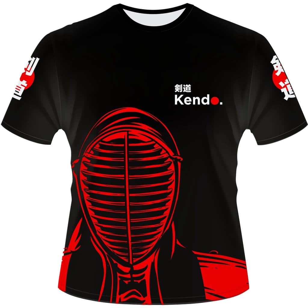Camisa Kendo Arte Marcial Iaido Karate Judô Kungfu Jiu Jitsu Taekwondo Preta 396-2