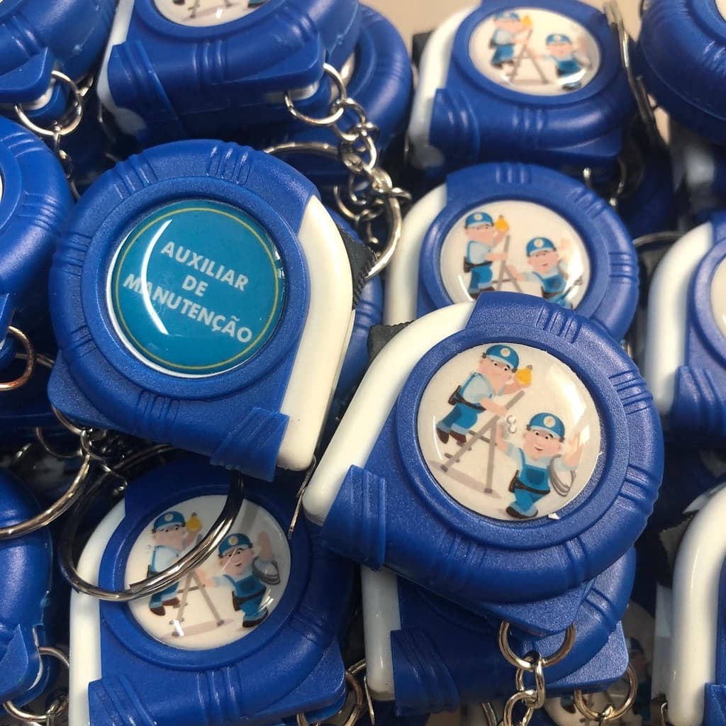 15 unidades de TRENA com fita métrica Personalizada como desejar