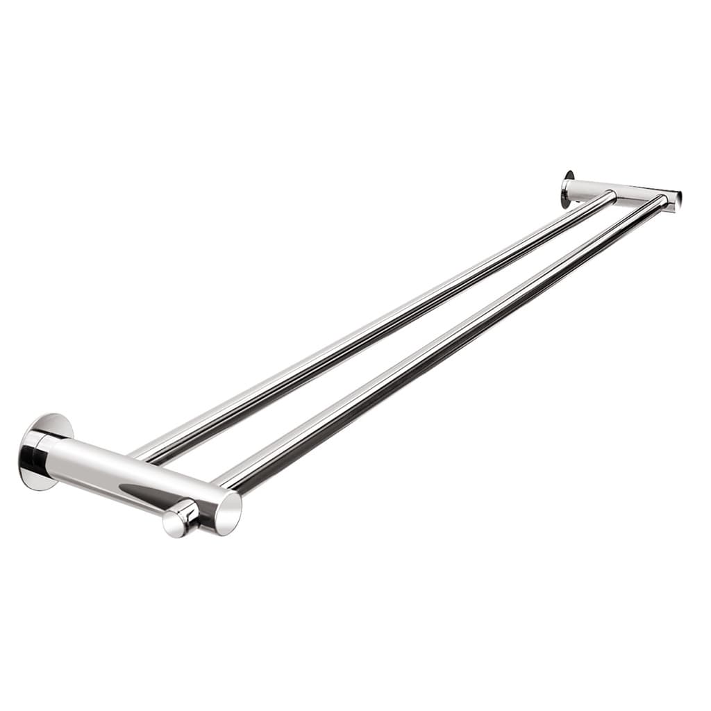Toalheiro Duplo 70 cm Inox - Kromus RD0112
