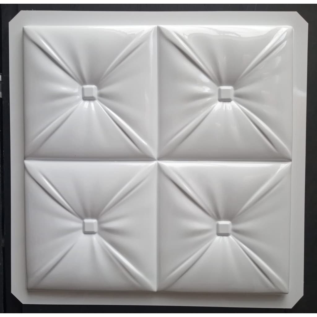 Forma Molde Pvc Abs 1,5mm Cabeceira Almofada 43x43 Gesso