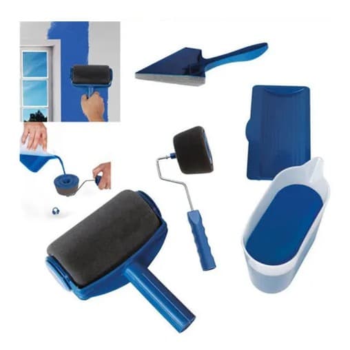 Kit 5 Pçs Rolo Pintura Inteligente Sem Sujeito Paint Roller