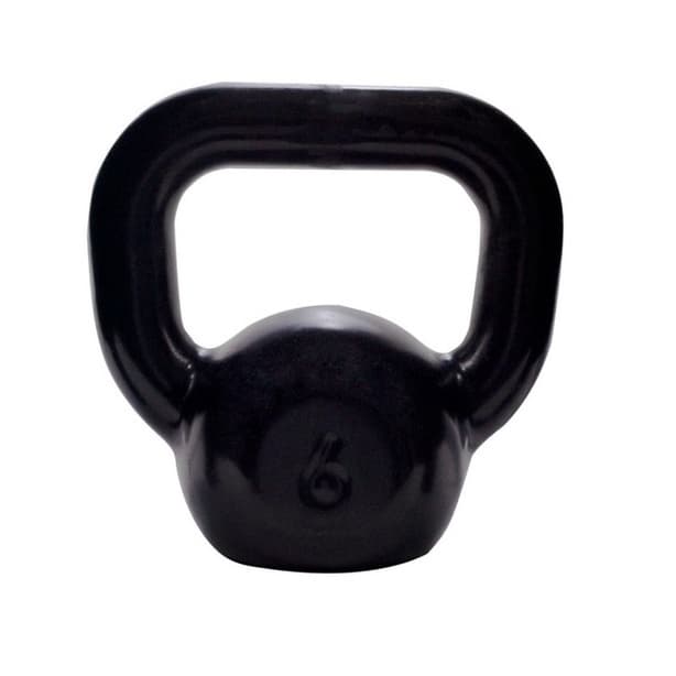 Kettlebell Emborrachado 6Kgs Crossfit Treinamento Funcional