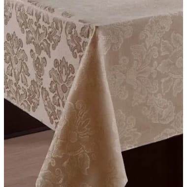 Toalha De Mesa Luxo 6 Lugares Jacquard Original Tecido Grosso