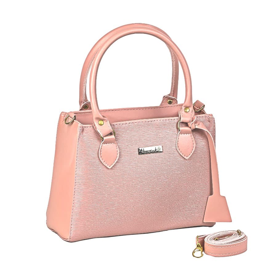 Bolsa Feminina Transversal Mão Média Lançamento Rosa