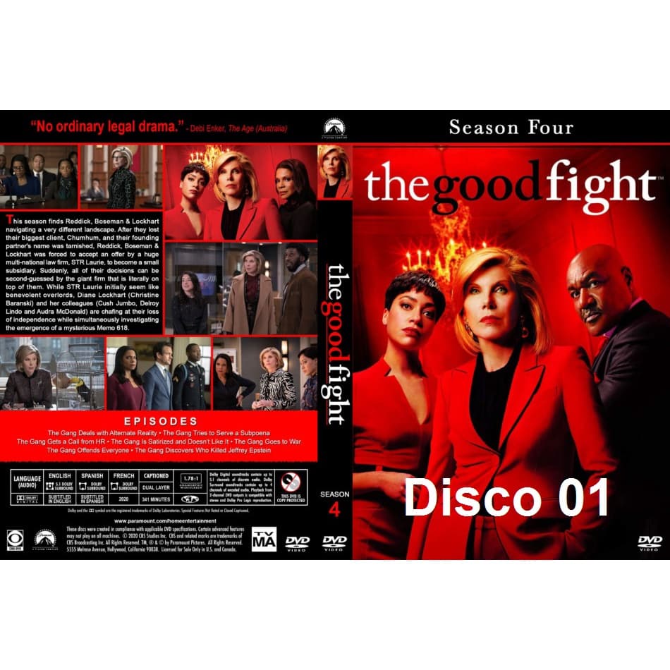 Dvd The Good Fight - As 6 Temporadas Completas - Legendado